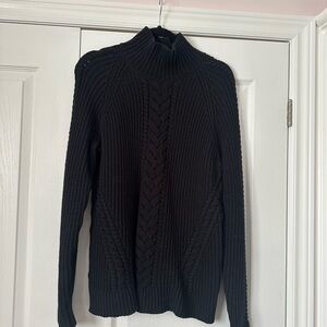 Lululemon Black Knit Turtleneck Sweater